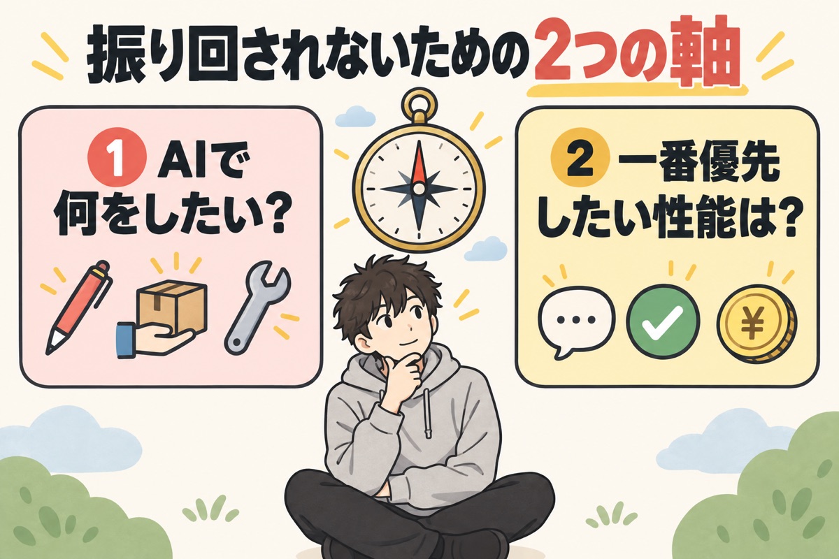 振り回されないための2つの軸